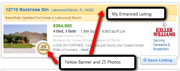 Enhanced Listing on Realtor.com Lakewood Ranch Home