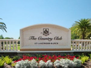 The Country Club at Lakewood Ranch Entrance Sign