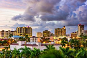 Sarasota, Florida, USA downtown skyline.