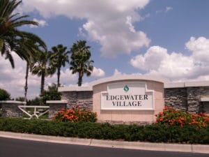 Lakewood Ranch Edgewater Entrance Sign