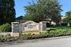 Riverwalk Lakewood Ranch Entrance Sign at the Oaks