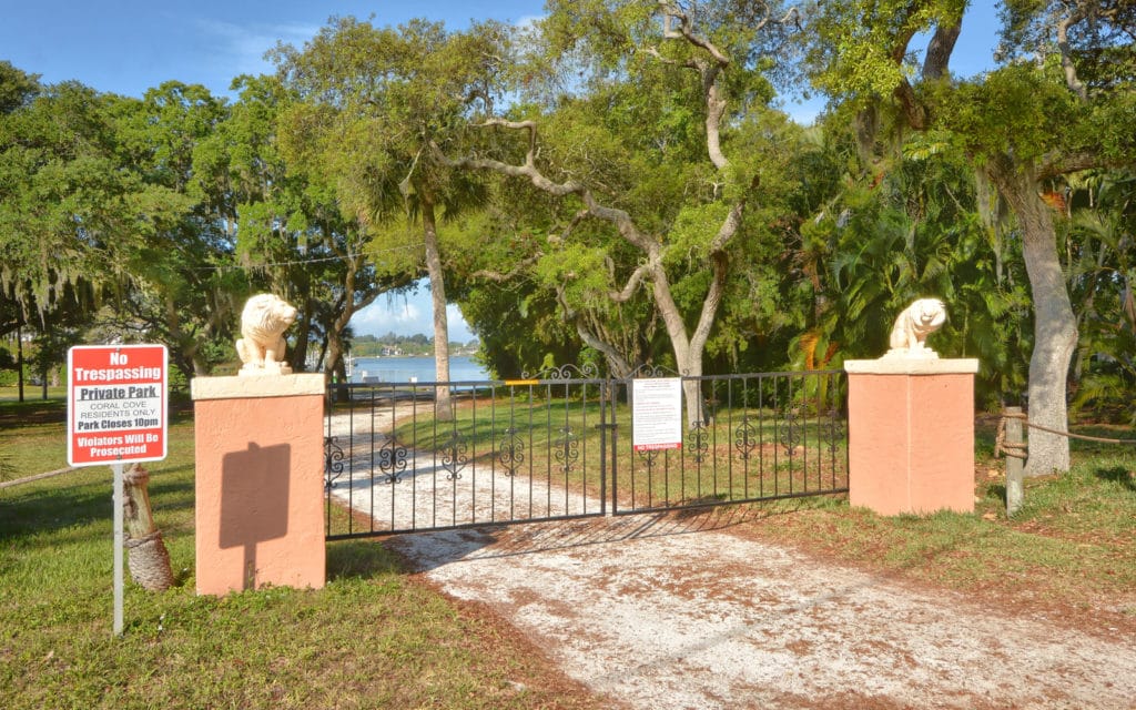 Coral Cove Homes for Sale | Sarasota Florida 1 Coral Cove in Sarasota Entrance