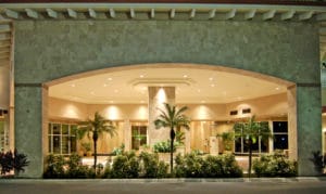 100 Central Condos in Sarasota Front Entrance