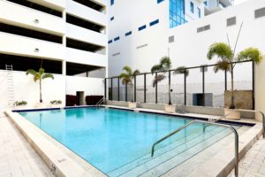 Bay Plaza Condos in Downtown Sarasota Pool 2