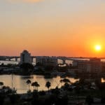 Bay Plaza Condos in Downtown Sarasota Sunset