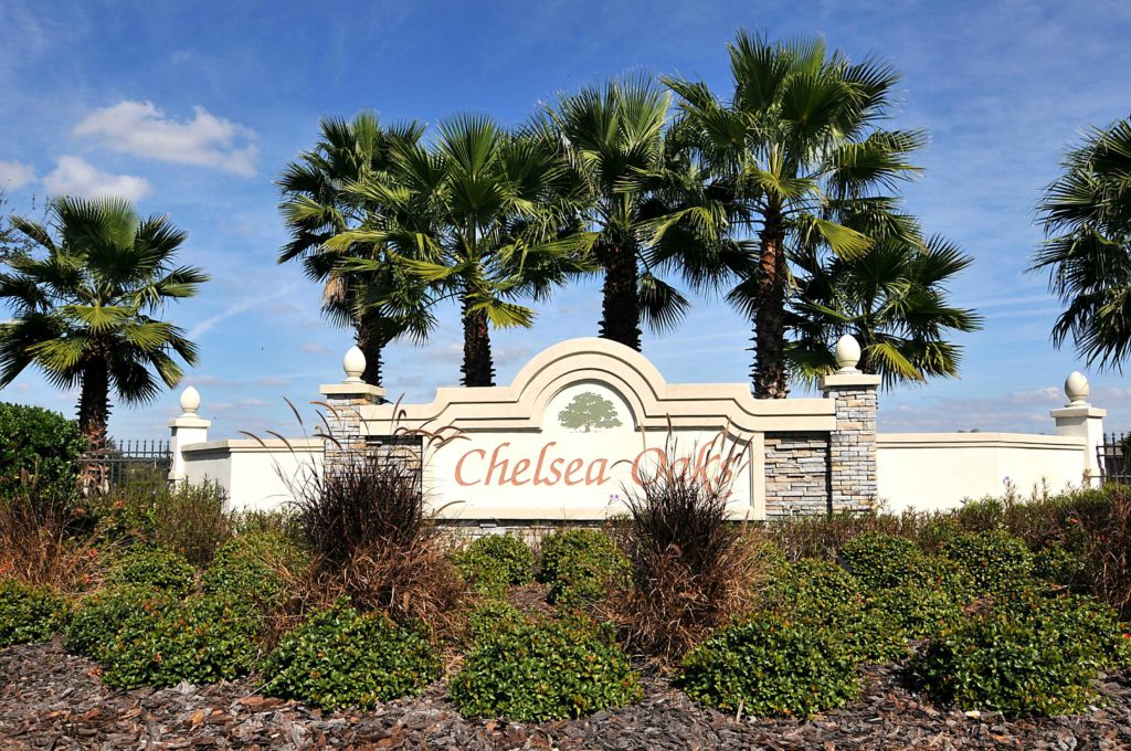 Chelsea Oaks in Parrish Entrance Sign