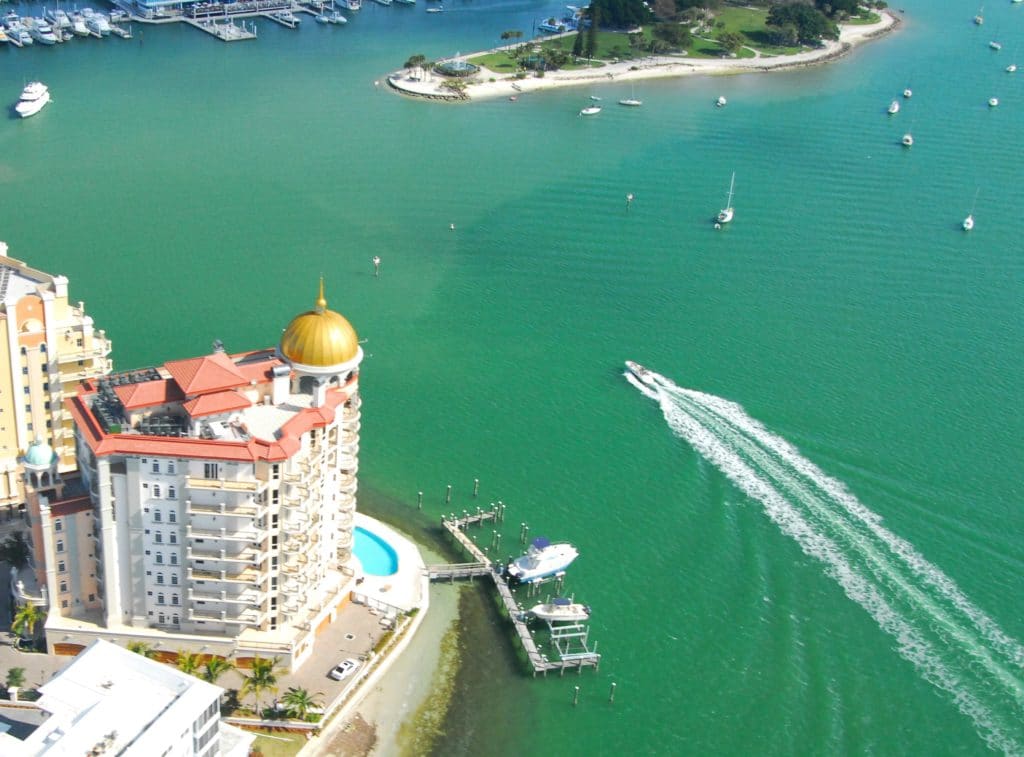 Grande Riviera in Downtown Sarasota Aerial 1