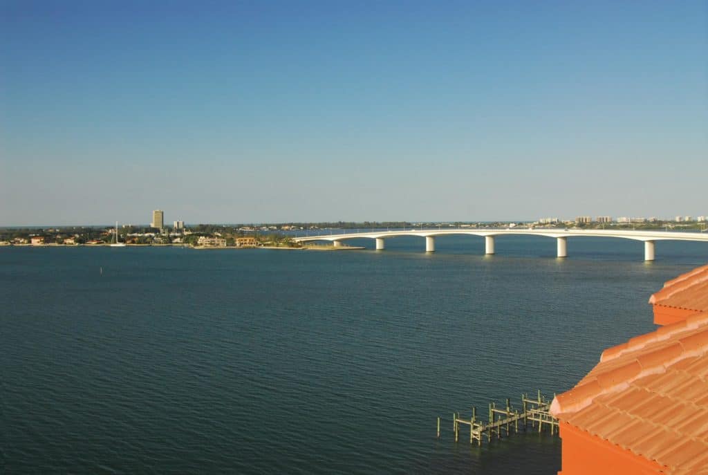 Golden Gate Point Sarasota Condos for Sale 6 Grande Riviera in Downtown Sarasota Ringling Bridge View