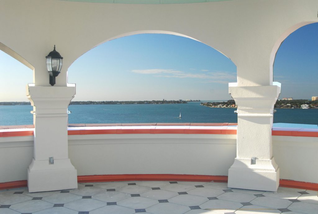 Grande Riviera Condos for Sale | Golden Gate Point Sarasota 8 Grande Riviera in Downtown Sarasota Rooftop View