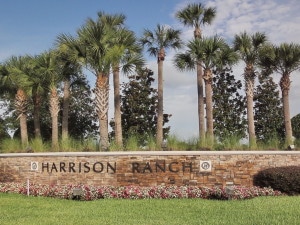 Harrison Ranch in Parrish Entrance Sign