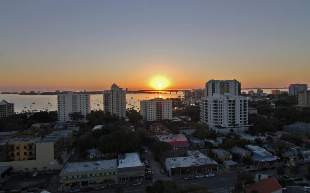 Kanaya in Downtown Sarasota Sunset