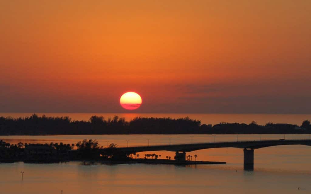 Kanaya in Downtown Sarasota View of Ringling Bridge