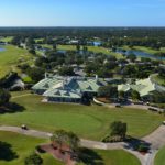 Laurel Oak Country Club in Sarasota Clubhouse Aerial