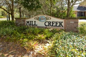 Mill Creek in Bradenton Entrance Sign