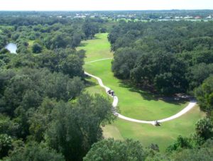 Misty Creek Country Club in Sarasota Golf Aerial