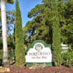 Portofino on the Bay in Sarasota Entrance Sign
