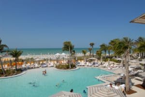 Ritz Carlton Beach Residences in Sarasota Pool