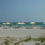 Ritz Carlton Beach Residences in Sarasota Private Beach Area