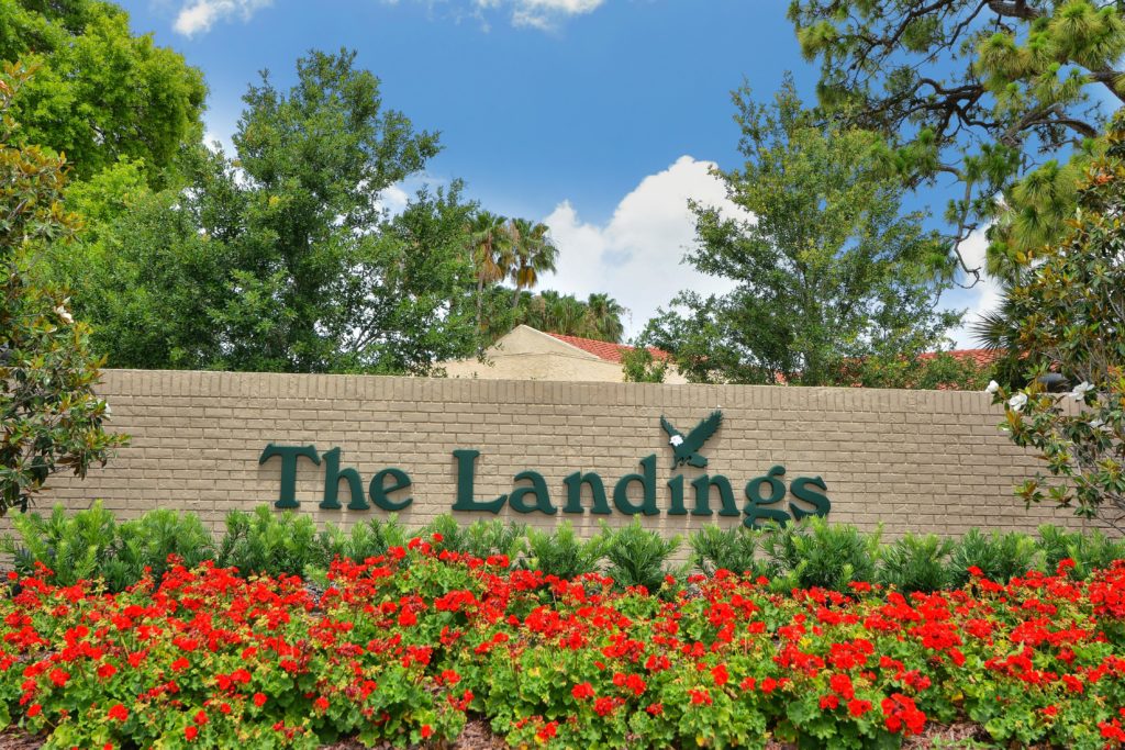The Landings in Sarasota Entrance Sign Sarasota Real Estate