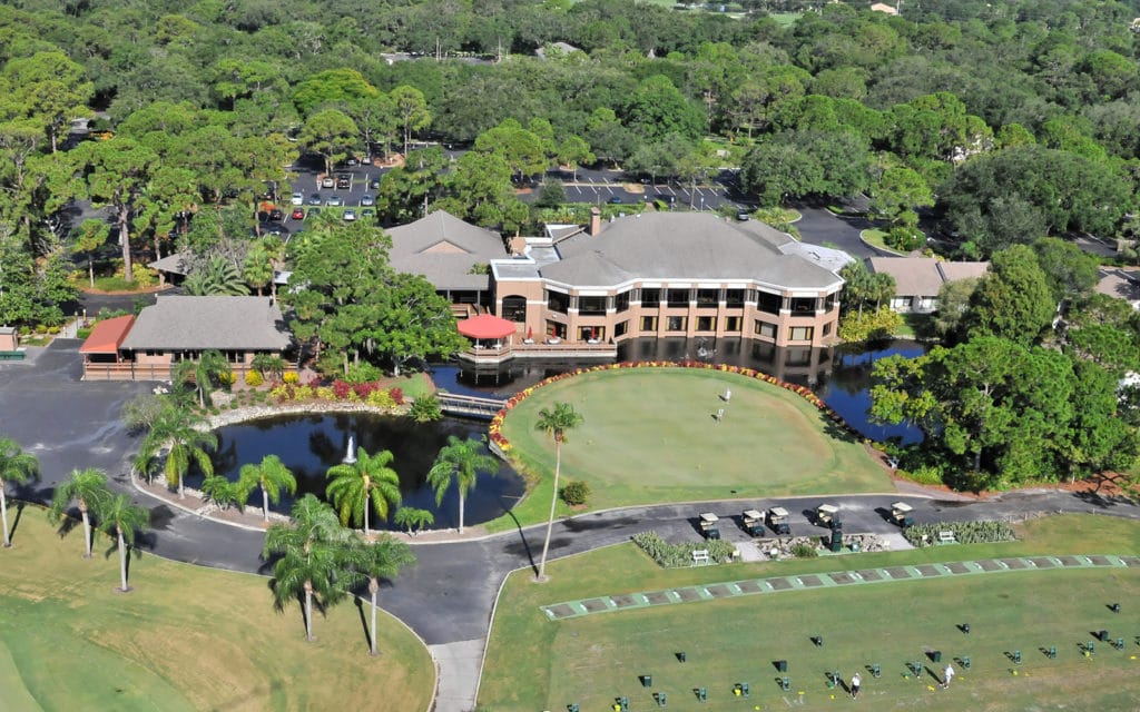 The Meadows Country Club in Sarasota Aerial
