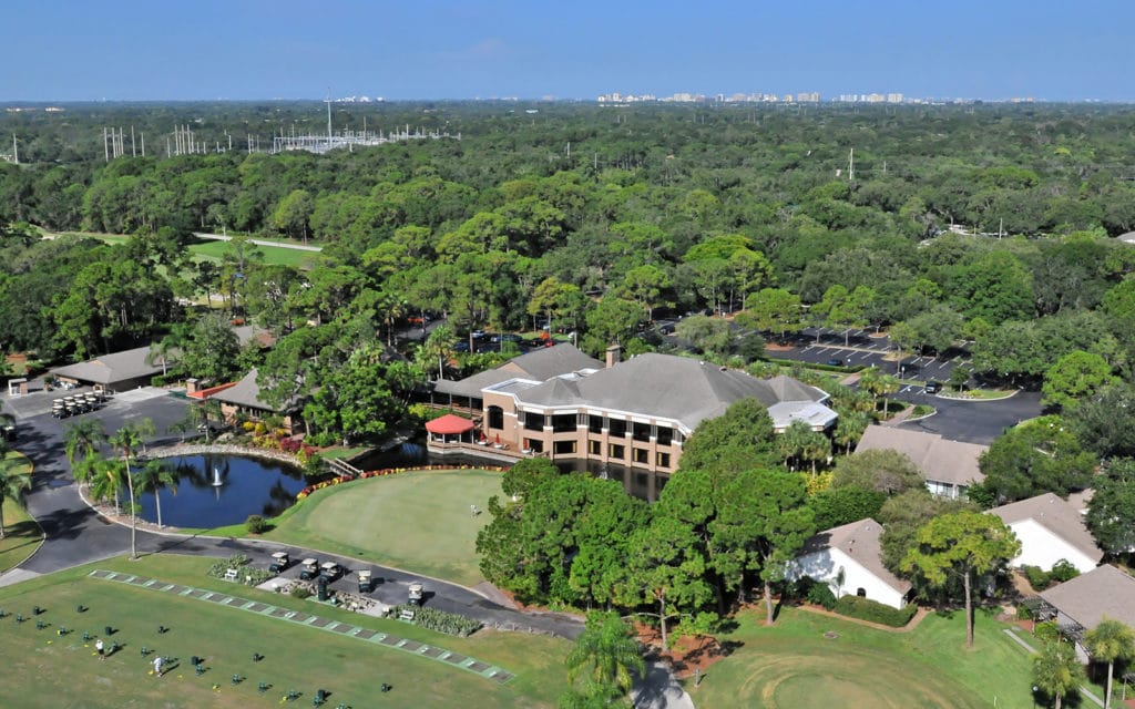 The Meadows Sarasota Real Estate | Homes, Villas & Condos 2 The Meadows Country Club in Sarasota Aerial 2