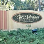 The Meadows Country Club in Sarasota Entrance Sign