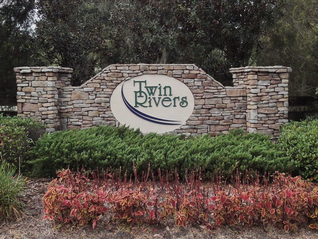 Twin Rivers Parrish Florida Entrance Sign Sarasota Real Estate