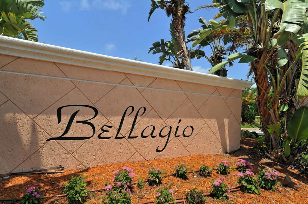 Bellagio on Venice Island Homes for Sale | Venice Florida 1 Bellagio on Venice Island Entrance Sign