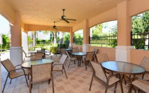 Willow Chase in Venice Outdoor Dining Area