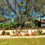 Ashton Lakes Sarasota Condos Entrance Sign