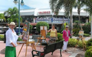 St. Armands Circle in Sarasota Street Artists