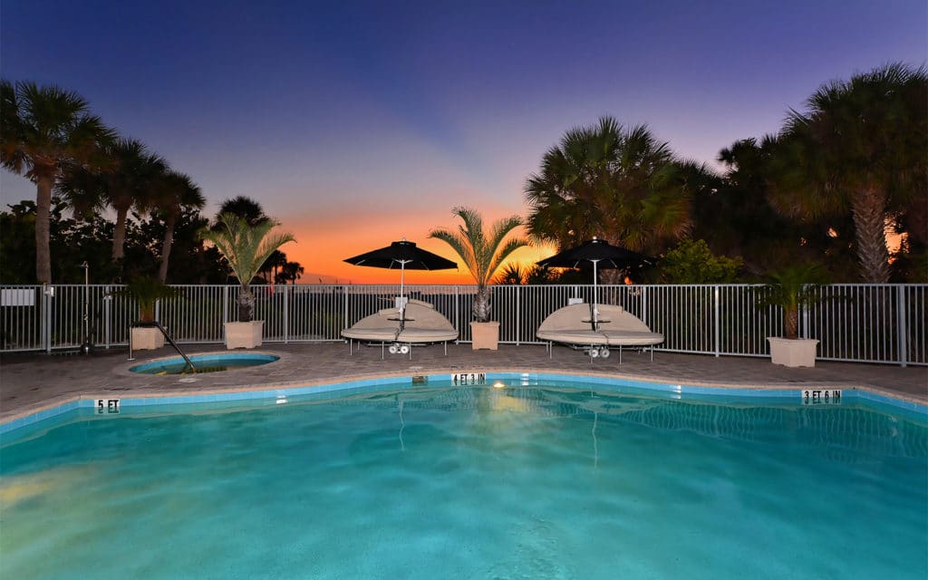 The Crescent in Siesta Key Pool 1