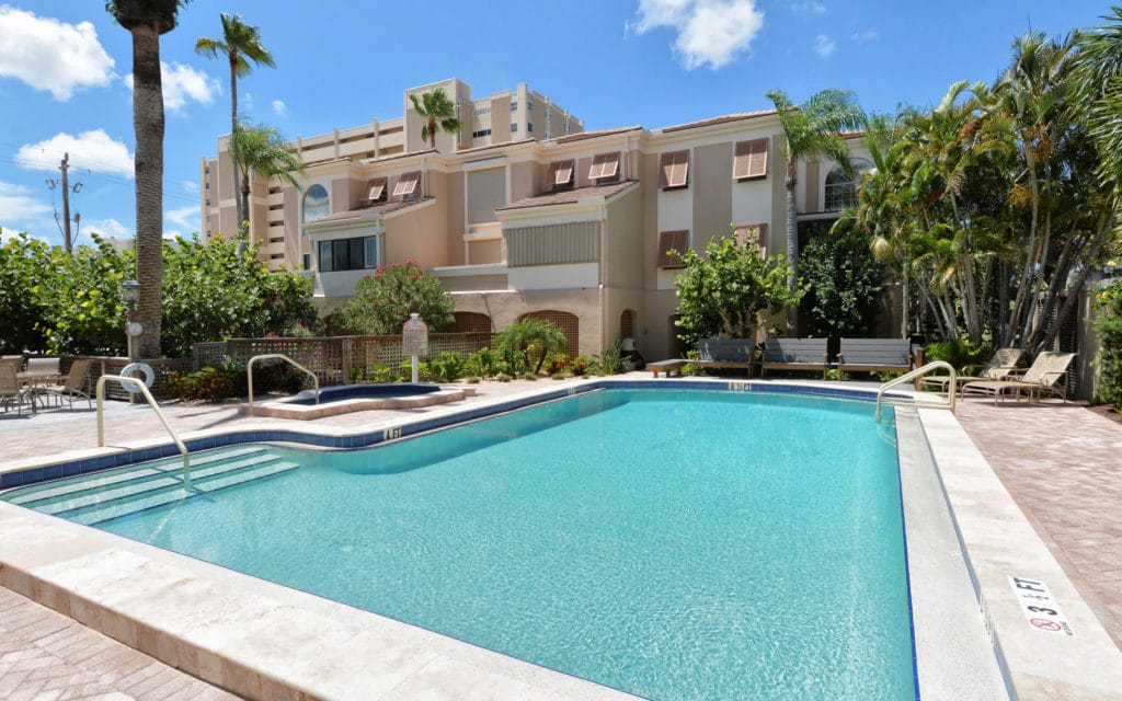 Coquille Condos for Sale | Siesta Key Florida 4 Coquille on Siesta Key Pool 1