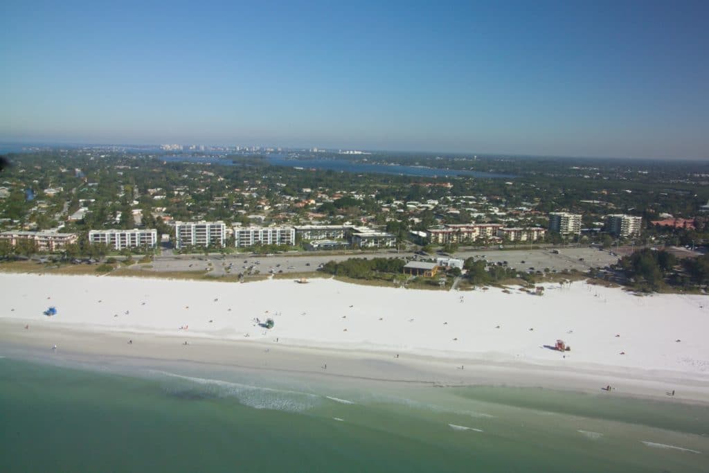 Crescent Royale Condos for Sale | Siesta Key Florida 1 Crescent Royale in Siesta Key Aerial