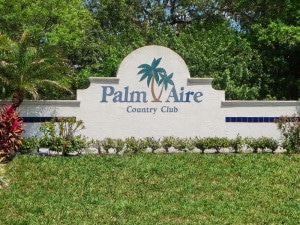 Palm Aire Country Club Sarasota Entrance Sign