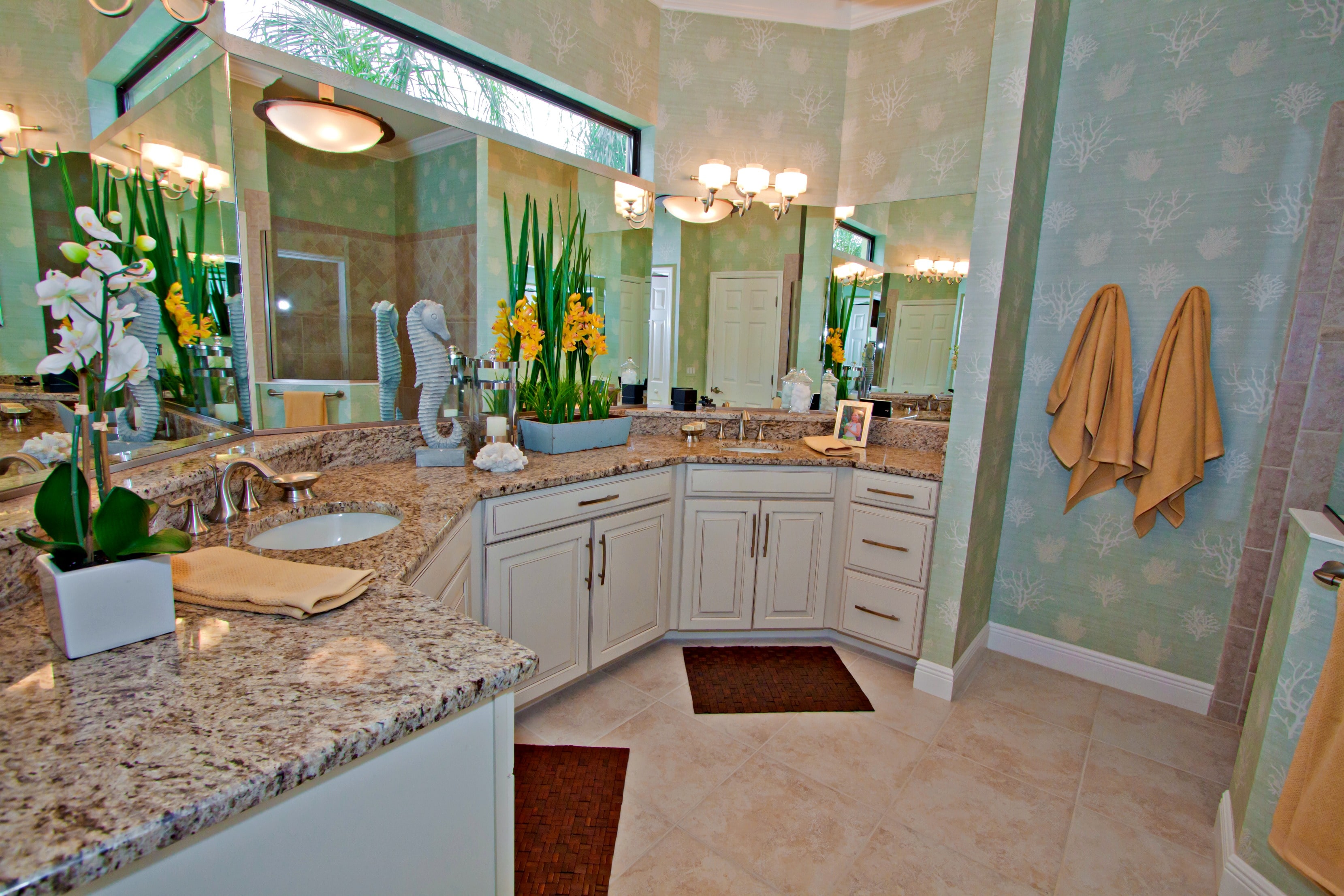 Medallion Home Riva Trace Grenada in Sarasota University Park Master Bathroom Sarasota Real