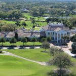Oaks Golf and Country Club in Osprey Clubhouse Aerial