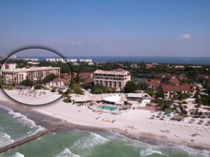 Aquarius Club in Longboat Key Aerial 2