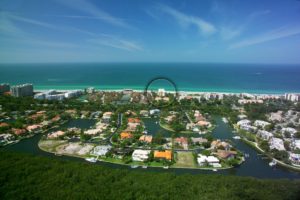 Aquarius Club in Longboat Key Aerial