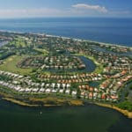 Bay Isle Longboat Key Aerial Shot Homes for Sale