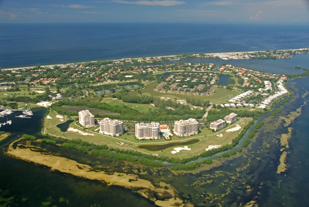 Grand Bay Condos for Sale | Longboat Key Florida 4 Grand Bay in Longboat Key Aerial