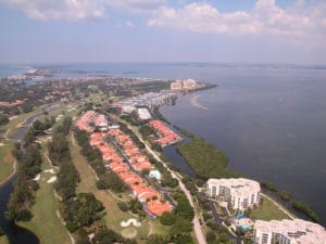 Harbour Oaks in Longboat Key Aerial 3
