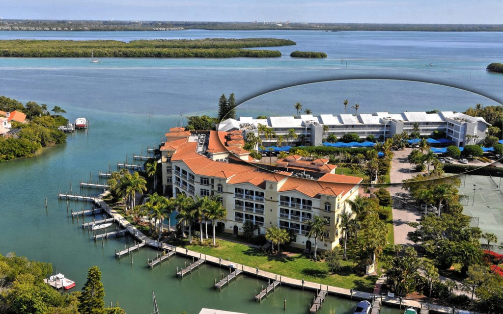 Harbour Villa Club Longboat Key Aerial 2