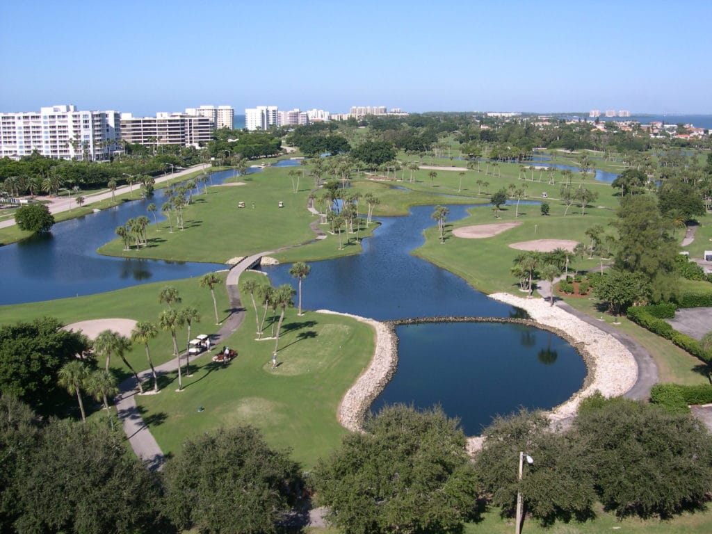 Inn on the Beach Condos for Sale | Longboat Key Florida 2 Inn on the Beach Longboat Key Aerial 3