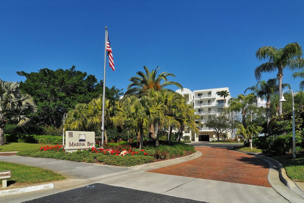 Marina Bay Condos for Sale | Longboat Key Florida 4 Marina Bay in Longboat Key Entrance
