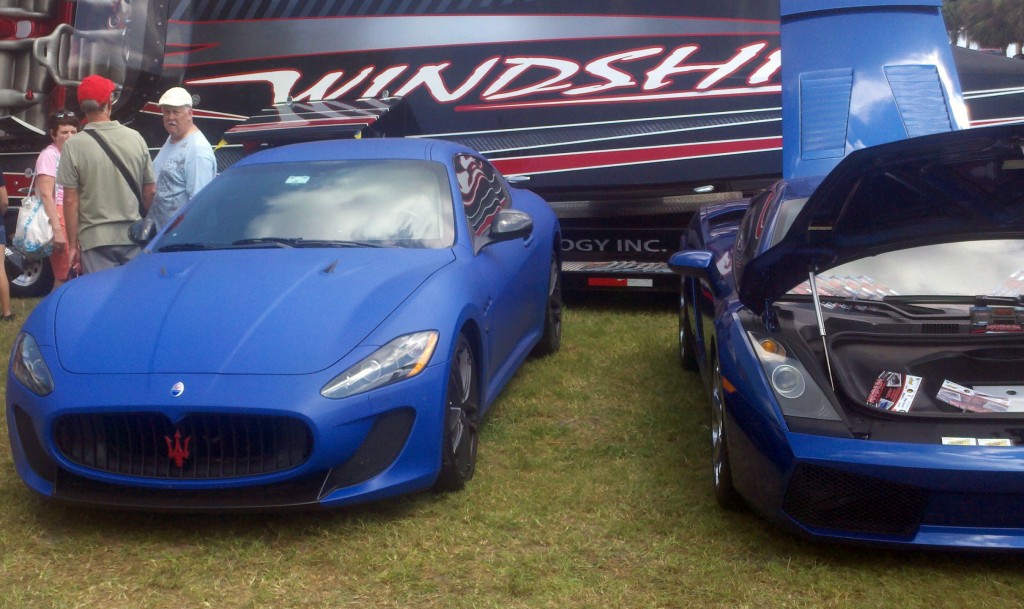 Blue Maserati
