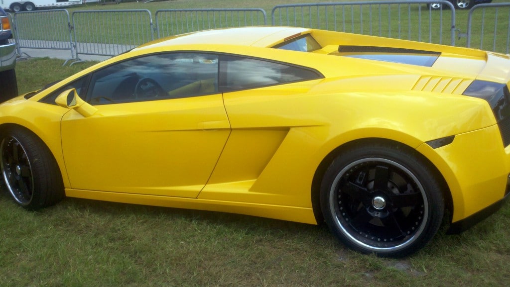 Yellow Lamborghini