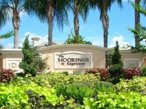 Moorings at Edgewater Lakewood Ranch Entrance Sign