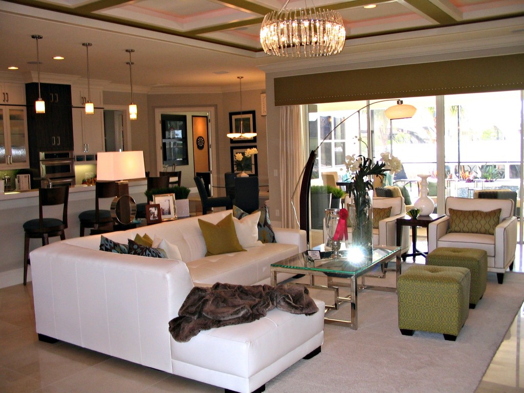 The Inlets Homes for Sale | Bradenton Florida 14 Medallion Home Santa Maria Model at The Inlets in Bradenton - Living & Bonus Room