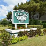Cedars East in Longboat Key Entrance Sign